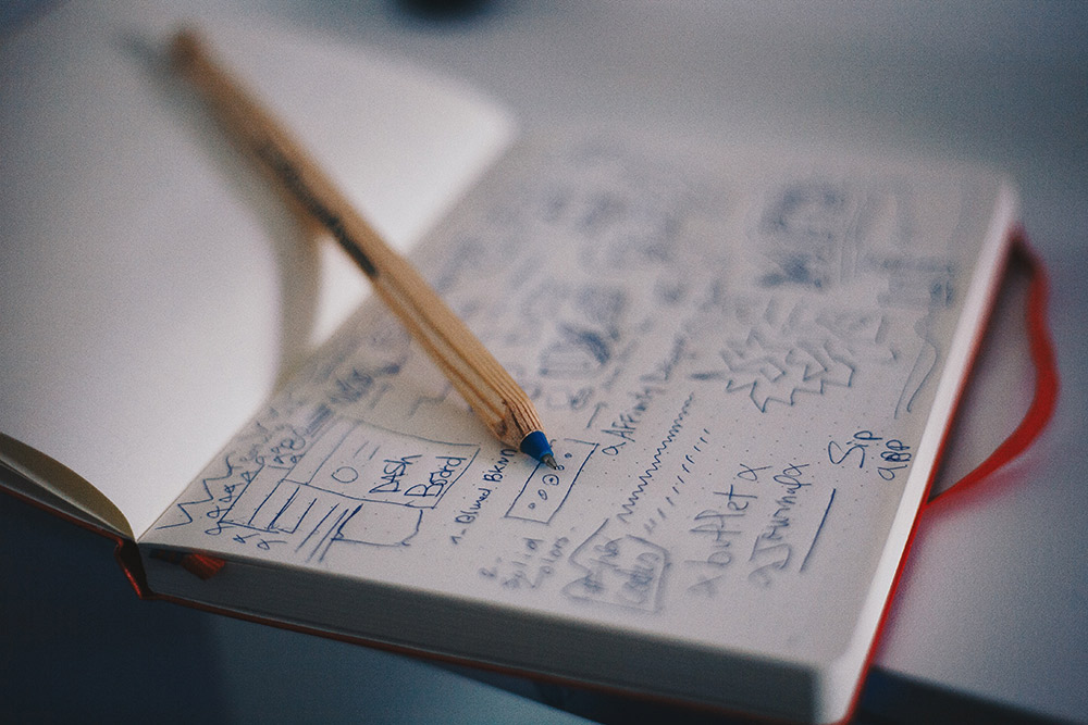 image of a pencil sketch
